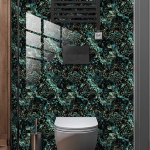 10 Stück DIY Bad Spiegel Fliesen Wand Aufkleber 30x30cm Kristall Grün Selbst Klebstoff Reflektierend Home Dekoration Wandtattoos