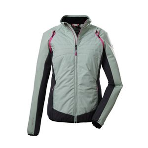 Killtec Hybridjacke mit abzippbaren Ärmeln für Damen, Größe:46, Farbe:Hell Pistazie