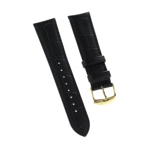 Festina Herren Uhrenarmband 22mm Leder-Band schwarz für Festina F16753 F16751 UFA16753/S