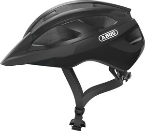 ABUS Rennradhelm Macator - sportiver Fahrradhelm für Einsteiger - auch für Zopfträger/-innen - für Damen und Herren - Schwarz Glänzend, , Größe M (52-58 cm) ABUS Rennradhelm Macator - sportiver Fahrradhelm für Einsteiger - auch für Zopfträger/-innen - für Damen und Herren - Schwarz Glänzend, , Größe M (52-58 cm)