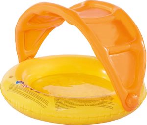 Babypool mit Sonnendach aufblasbarer Boden 90x90cm