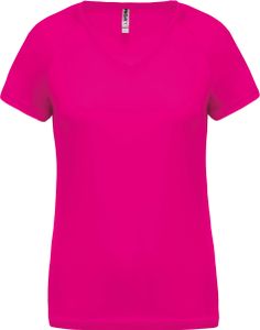 Proact Damen Sport T-Shirt Fitness Training Short Sleeve Jersey Shirt, Größe:2XL, Farbe:Fuchsia