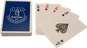 Everton FC - Hrací karty, Crest TA9540 (jedna velikost) (modrá/bílá)