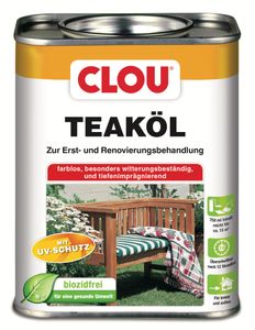 Holzöl CLOU Teaköl farblos 750 ml