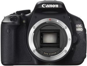 Canon 600D EOS, 18 MP, SLR Camera Body, CMOS, TTL, Zentrumsgewichteter Auto-Fokus, Kontinuierlicher Auto Focus, Single Auto Focus, Spot Auto Focus, Aperturpriorität AE, Auto, Manuell, Schließerpriorität AE