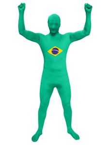 Speedsuit Brasilien Fussball Fanartikel grün-gelb-blau