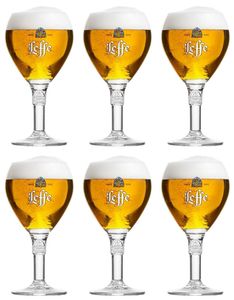 Poháre na pivo Leffe 250 ml - 6 kusov