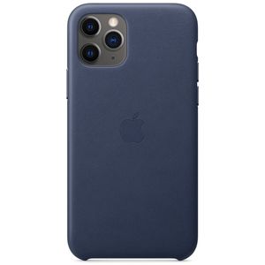 APPLE iPhone 11 Pro Leder Case mitternachtsblau