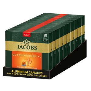 JACOBS Kapseln Guten Morgen XL Intense 200 Nespresso®* kompatible Kaffeekapseln