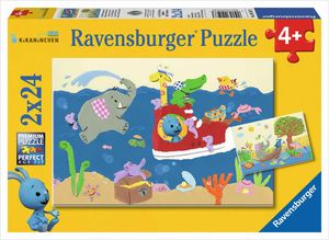 Auf Entdeckungsreise. Puzzle 2 X 24 Teile