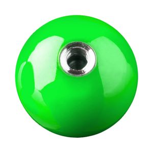 viva-adorno 1,2 x 4,5mm Piercing Schraubkugel Ersatzkugel Hochglänzend Farbig Emailiert Edelstahl-Gewinde verschiedene Farben und Größen Z376,Neon Grün