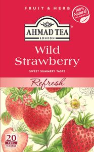 Ahmad Tea- Wild Erdbeeren 40g, 20 Beutel