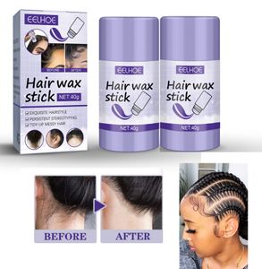 2 Stück 40g Hair Wax Stick Verhindern Sie Frizz Arrangieren Sie lockeres, glattes, schnelles Styling, nähren Sie das Haar