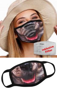 GKA Mundschutz Maske Stoffmaske Hund Schutzmaske Mundmaske Gesichtsschutz aus Stoff inklusive wechselbarem PM 2.5 Filter weiche Ohrschlaufen Atemschutzmaske Mundschutzmaske