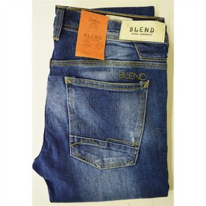 Blend Jeans Herren Skinny Jeanshose 702350 Cirrus middle blue, Weite/Länge:32/34