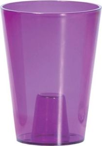 kvetináč 13cm Coubi Orchid DUS130P-CPRB transparentný fialový plastový PROSPERPLAST