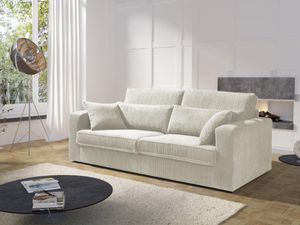 Sofa 3-Sitzer - Cord - Beige - MONDOVI