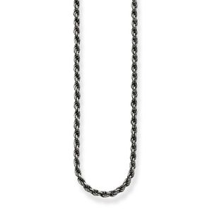 Thomas Sabo - Kordelkette mit Karabiner Silber, geschwärzt K