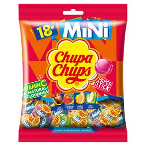 Chupa Chups mini lizaki o różnych smakach 108 g (18 sztuk)