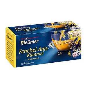 Meßmer Teegetränk Fenchel Anis und Kümmel Kräutertee 25 Beutel 50g