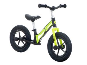 Kinderdreirad - Laufrad Dreirad ab 2 - 6 Jahr, Limette mit Schwarz - Laufräder - Lauffahrrad für Mädchen und Jungen Balance Spielzeug