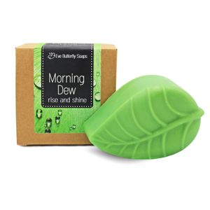Naturseife Morning Dew | 100 g | frisch, grüner Duft, leicht blumig, Bambus, Amber und Holznoten
