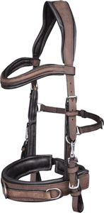 Waldhausen Lederkappzaum Anatomic, Größe:WB, Farbe:braun Waldhausen Lederkappzaum Anatomic, Größe:WB, Farbe:braun