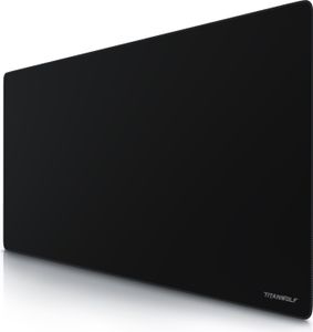 Titanwolf Gaming Mauspad, XXXL Speed Mousepad 1200 x 600 mm, Geschwindigkeit & Präzision, Schriftzug Alpha