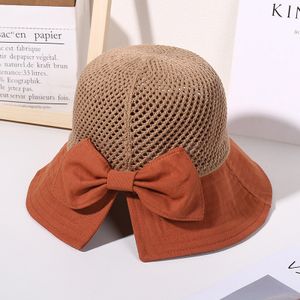 Mesh Bucket Hut, Baumwolle Sun Cap Sommer Strand Hut Atmungsaktive Hüte für Frauen