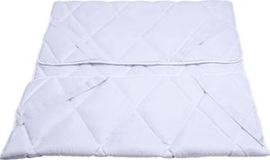 Komfortec 140x200 cm Matratzentopper für Bett und Boxspringbett, 4 elastische Bänder, 500 g/m² Atmungsaktive Matratzenauflage, Gesteppt Matratzenschutz, Unterbett Weiche Matratzenschoner, weiß