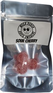 Mega Death Extreme Sour Cherry Candy Balls 3 Stück
