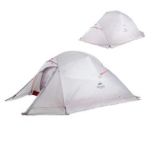 Outdoorový kempinkový stan, ultralehká konstrukce, dvouvrstvá konstrukce, šedá sukně UP3 20D