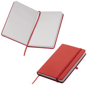 Notizbuch / DIN A6 / 160 S. / blanko / samtweiches PolyurethanHardcover / Farbe: rot