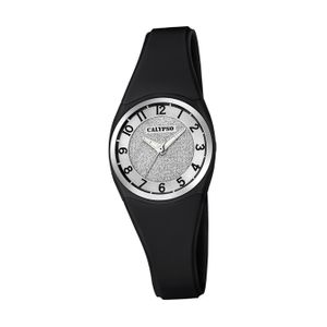 Calypso Kunststoff PolyurethanDamen Uhr K5752/6 Armbanduhr schwarz Analogico D2UK5752/6