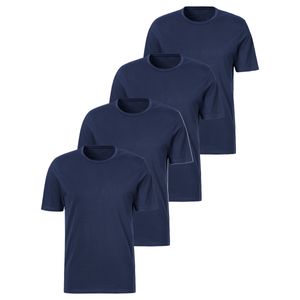 s.Oliver 4er Pack Basic Unterhemd / Shirt Kurzarm Shirt mit Kurzarm und Rundhals-Ausschnitt, Weich und elastisch, Vielseitig kombinierbar
