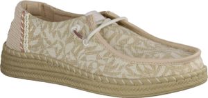 Hey Dude Wendy Espadrille Slip On, Damen, Sneaker, Beige, Textil, Sommerschuh - Damenschuhe Slipper / Trotteur, Beige