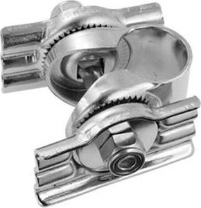 Brooks England 3 Rails Sattelklemme Silber 22.2 mm Silber 22.2 mm