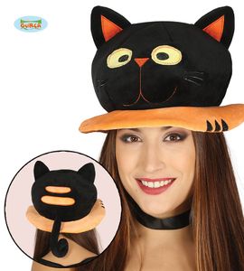 Čepice černá kočka - Halloween