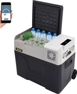 VEVOR chladicí box 50L mini lednice auto kempování -20 ℃ 12V/230V