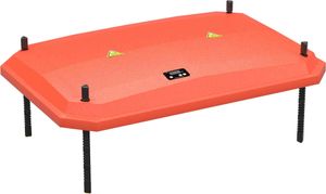 Fudajo Ohřívací deska pro kuřata 40x60cm 66W s regulátorem teploty pro 45-50 kuřat pro umělé líhnutí