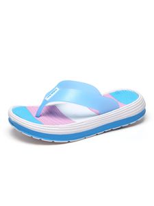 Damenmode Strandschuhe Outdoor-Sandalen Verschleißfeste Rutschfeste Flip-Flops-Sandalen,Farbe: Himmelblau,Größe:41