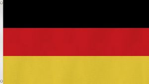 Deutschlandfahne für Fahnenmast, 90 x 150cm, reißfest, witterungsbeständig