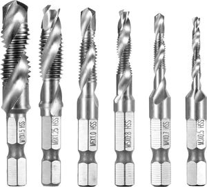 HSS Gewindebohrer M3 - M10 Sechskant-Gewindebohrer Set - 6-teiliges Set