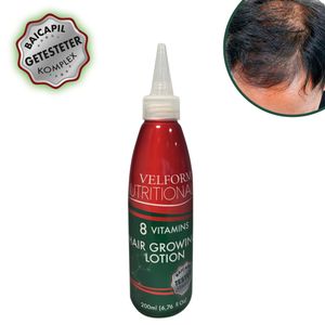Velform® Nutritional –  Natürliche Haarwuchslotion – Haarwachstumsmittel, 3 natürliche Pflanzenextrakte + 8 nährende B-Vitamine – Aus der TV Werbung