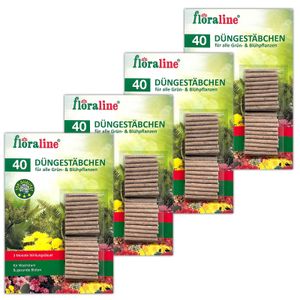 160 Stück Düngestäbchen für Grünpflanzen & Blühpflanzen Pflanzen Dünger Stäbchen mit Langzeitwirkung Pflanzendünger