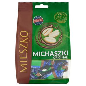 Mieszko Michaszki Original Cukierki z orzechkami Arachidowymi W Czekoladzieowymi 260 G