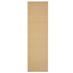 vidaXL Teppich Natur Sisal 100x350 cm