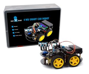 yourDroid uno R3 4WD Smart Car Roboter Bausatz