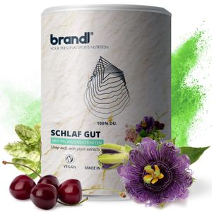 brandl® Baldrian Kapseln hochdosiert mit Baldrian, Passionsblume, Sauerkirsche & Hopfen | Premium