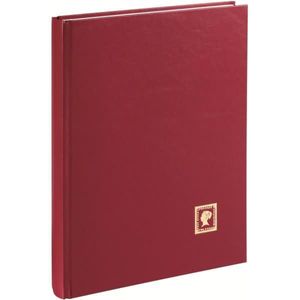 PAGNA Briefmarkenalbum weinrot DIN A4 32 Seiten